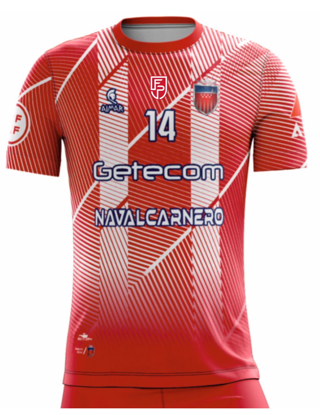 Camiseta rojiblanca temporada 2024-2025