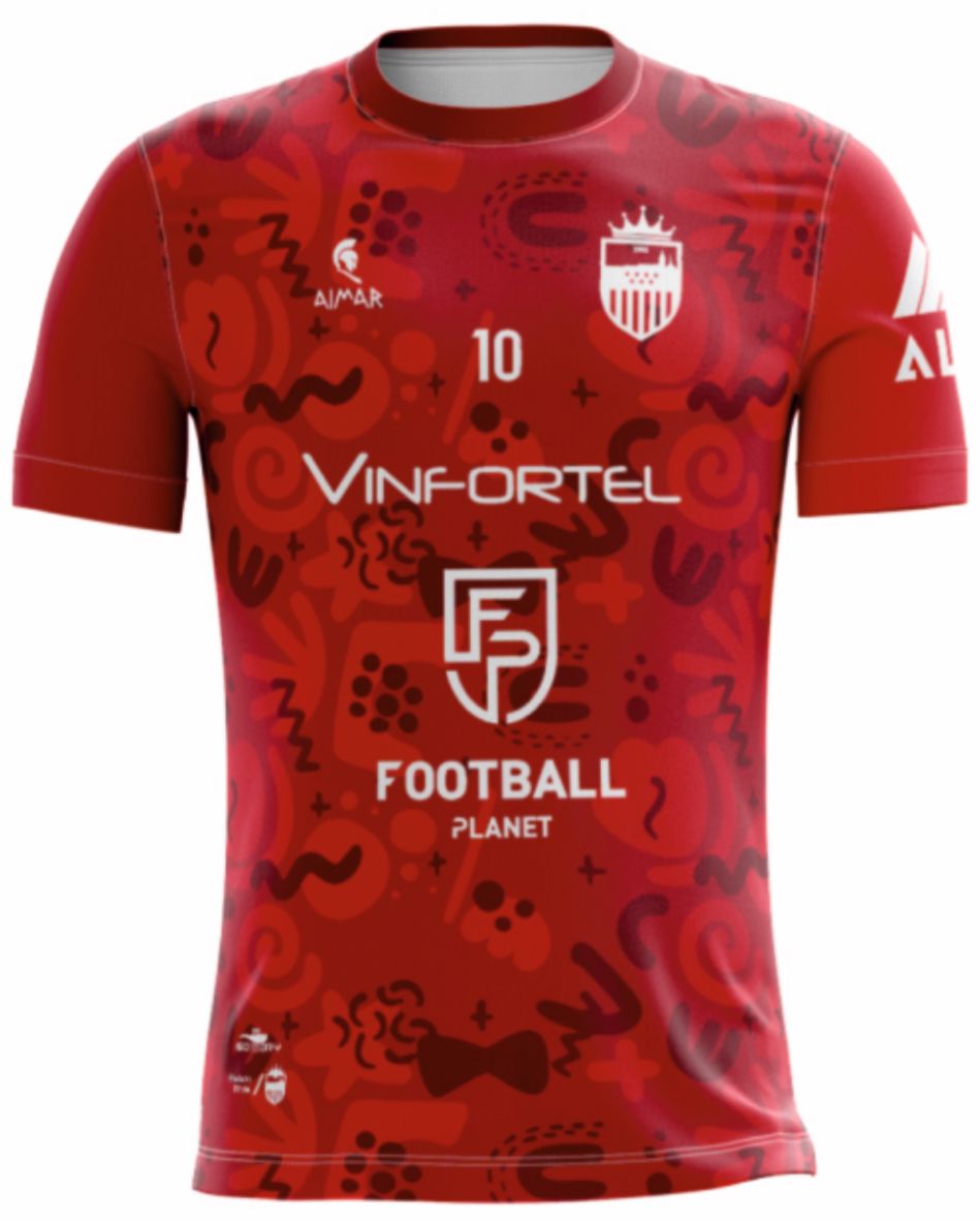 Camiseta entrenamiento jugadoras roja