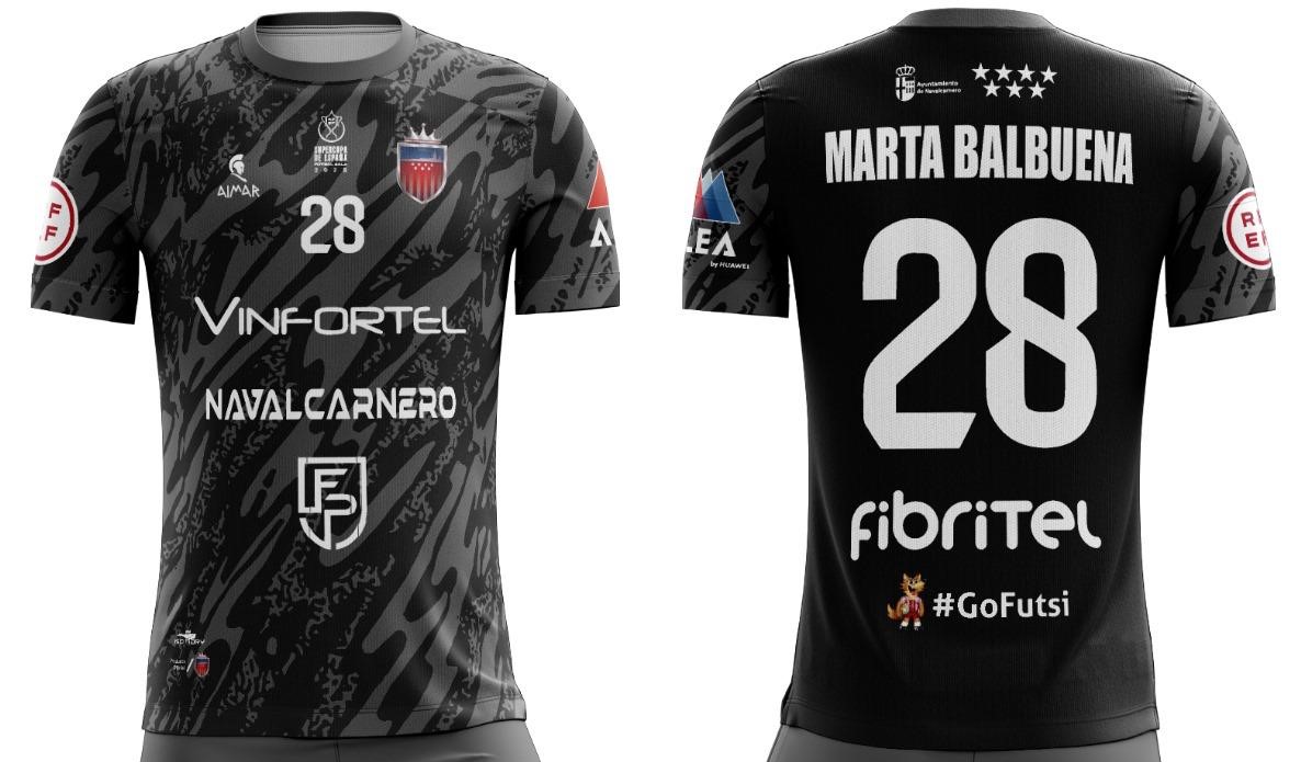 Camiseta portera negra Supercopa 2025