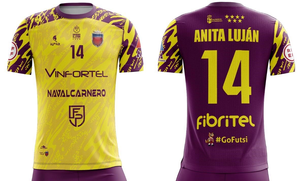 Camiseta amarilla-morada Supercopa 2025